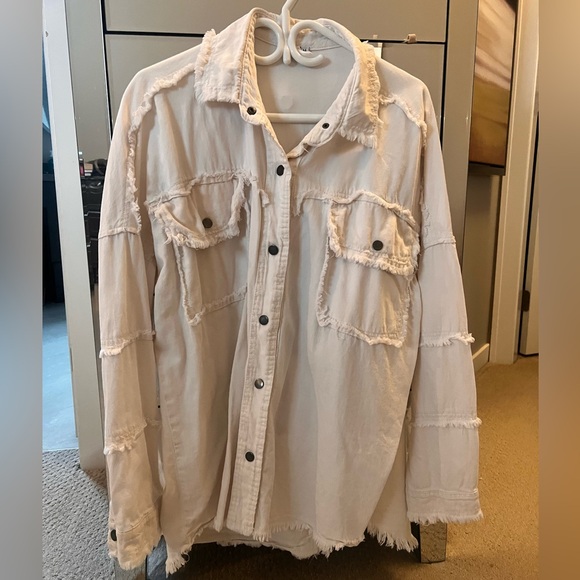 Devan button-up jacket/Shacket with signature Rock & Roll graphic on the back. - Picture 4 of 7